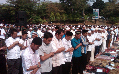 Merasa Tak Aman, Jemaat Ahmadiyah Lombok Timur, Salat Ied di Mataram